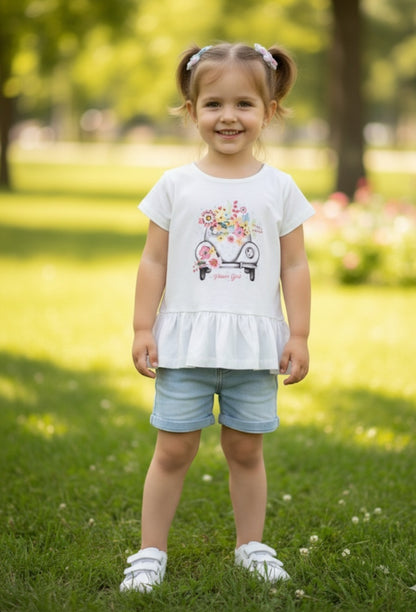 Camiseta Flower Girl