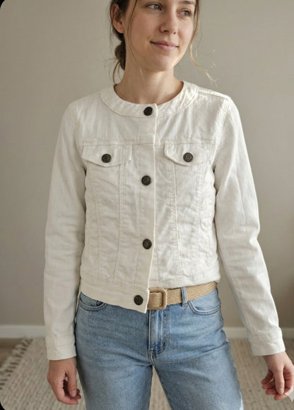 Chaqueta Vaquera Blanca