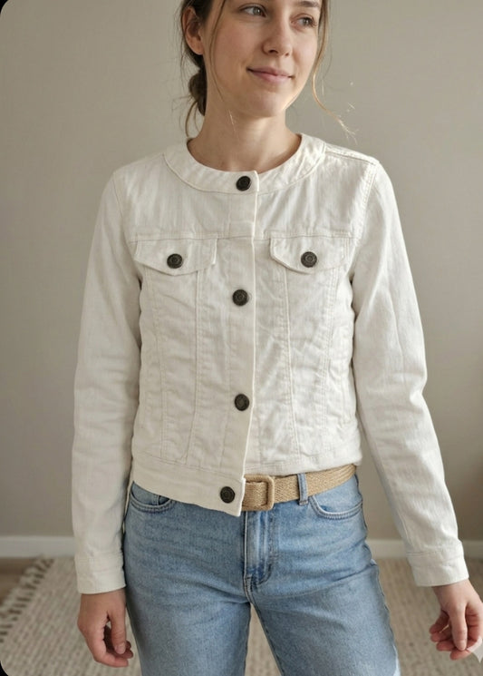 Chaqueta Vaquera Blanca
