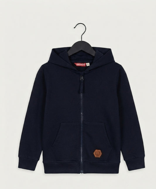 Sudadera Cremallera Marino